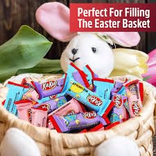 Kiit Katt Milk Chocolate Wafer Bunnies, Easter Candy Bag, 65 ct.