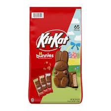 Kiit Katt Milk Chocolate Wafer Bunnies, Easter Candy Bag, 65 ct.